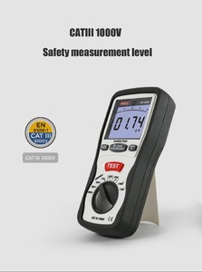 DT-5505 Professional Insulation Resistance Tester with 60G&Omega; Detection, LCD Display, Auto Power Off <strong>Electrical</strong> <strong>Testing</strong> Equipment - Product Image 6