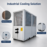 Système de refroidissement modulaire industriel à air comprimé R410A à COP élevé avec compresseur scroll pour le refroidissement de processus