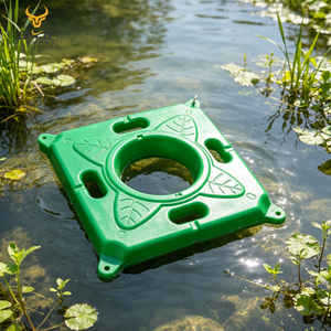 Tapis flottant modulaire Taurus PE pour <span class=keywords><strong>jardin</strong></span> aquatique, bassin, plantes aquatiques, aménagement paysager et décoration de surface d'eau - Product Image 6