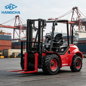 Chariot élévateur diesel tout-terrain Hangcha 3,5t série X 4x4, le plus vendu, robuste, avec garantie moteur <span class=keywords><strong>de</strong></span> 2 ans - Product Image 2