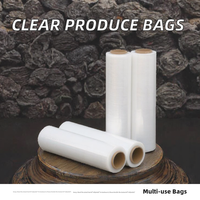 Transparante PE Retort Pouch voedselveilige boodschappentas voor brood, fruit, groenten en suiker