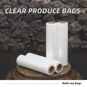 Bolsa Transparente de Polietileno para Alimentos, Bolsa de Supermercado para Pan, Frutas, Verduras y Azúcar - Product Image 2
