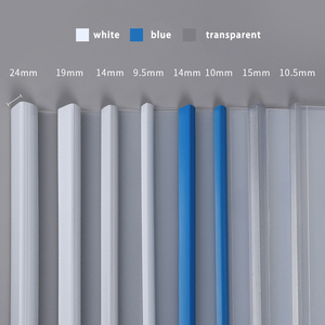 Chất lượng cao trong suốt PP đầy màu sắc ràng buộc thanh trượt chất kết dính 10c 12c 14C 16C thư mục tập tin cho văn phòng trường học - Product Image 3
