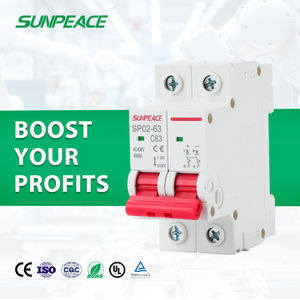 Acミニチュア回路ブレーカ6A 10A 16A 20A <span class=keywords><strong>25A</strong></span> 32A 40A 50A 63A 1P 2P 3P <span class=keywords><strong>4P</strong></span> 230/400V 4.5KA 6KA - Product Image 1