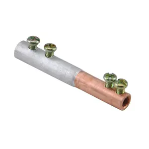 GTL bimetallic tube 10 35 50 70 95 120 150 185 240 300 400 500 630 series Copper aluminum bimetal pipe tube lugs cable connector