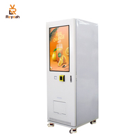 Distributeurs automatiques de snacks et de boissons réfrigérées, distributeur automatique combiné avec système d'ascenseur