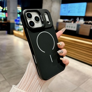 เคสกันกระแทกพร้อมขาตั้งเลนส์กล้องสำหรับ iPhone 17 16 15 14 13 12 11 Pro Max รองรับการชาร์จไร้สายแบบแม่เหล็ก - Product Image 5