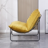 Fauteuils de salon individuels pas chers, modèle de fauteuil confortable, luxe léger, fauteuil de détente pour salon