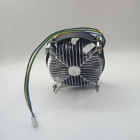 Ventilateur de refroidissement de processeur à faible bruit 4 broches 12V, dissipateur thermique INTEL à roulement à billes 92mm haute pression de vent