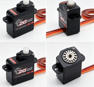 Servomoteur numérique 2G en plastique avec engrenages, moteur à coupelle creuse 3.7-4.2V, micro-servo 180 degrés pour avion RC, drone FPV et modèles - Product Image 5
