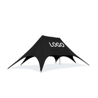 Carpa de araña de aleación de aluminio de tela Oxford, toldo impermeable comercial para bodas, eventos y fiestas, personalizado para exteriores