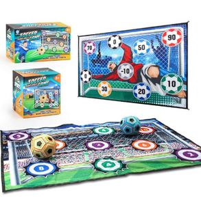 Ensemble de jeu de football miniature pour enfants, à suspendre, pour l'intérieur et l'extérieur, avec ballon et cible - Product Image 6