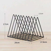 Supports triangulaires Offres Spéciales pour le stockage de livres de magazines pour le bureau à la maison étagère de rangement en métal organisateur de bureau