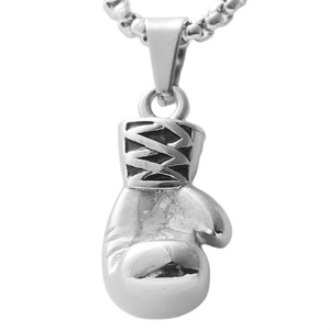 Stainless Steel Boxing <b>Glove</b> Pendant Men's Necklace Retro Punk Style Themed Charm Gift 120209 - Product Image 1