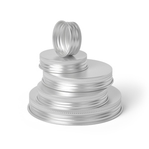 Tapa de Metal Personalizada con Logotipo para Frascos de Cosméticos de Plástico, Tapa de Aluminio para Botellas de Vidrio - Product Image 5