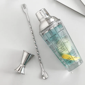 ชุดแก้วค็อกเทลเชคเกอร์ขนาด350มล. ขนาดเล็ก3ชิ้นสำหรับบาร์เทนเดอร์แนวชนบทสเตนเลสตกแต่งโรงงาน - Product Image 2