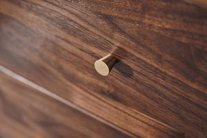 B5033 set di mobili per camera da letto grandi in legno di noce nero americano solido nordico con cassettiera di lusso leggera a 9 cassetti - Product Image 5