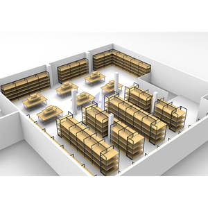 <span class=keywords><strong>Etagere</strong></span> Murale et Étagères de présentation Étagères murales en acier inoxydable Étagères à cosmétiques pour magasins - Product Image 6