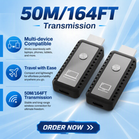 Kit de streaming HDMI sans fil 50M 1080P TX et RX pour la diffusion sans fil de vidéo/audio de l'ordinateur portable vers la télévision/le moniteur, Plug&Play