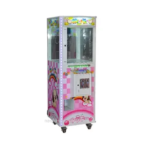 Amusement mini petit bonbon jouet distributeur automatique/machine de grue/machine de jeu de pièce de monnaie à vendre
