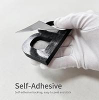 Lettres 3D en acrylique personnalisées avec adhésif au dos, enseigne transparente pour la publicité, les événements, les hôtels et les centres commerciaux, décoration murale