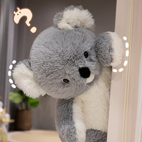 Peluche Ours Mignon Géant Rembourré en Coton PP, Grande Poupée Coussin Unisexe, Cadeau du Nouvel An, Doudou Apaisant