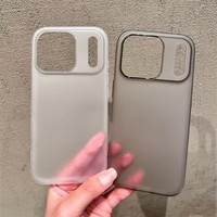 Penjualan Panas Casing Ponsel Minimalis Ultra Tipis Frosted TPU untuk iPhone 17 16 15 14 Pro Max Transparan Lembut Tahan Guncangan Penutup Belakang.
