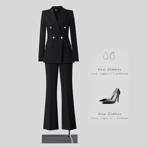 Tailleur Printemps-Automne Professionnel pour Femmes, Robe Formelle Raffinée avec <span class=keywords><strong>Salopette</strong></span> pour les Déplacements Professionnels, Entretiens d'Embauche, et une Allure Élégante - Product Image 6