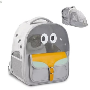 Free Sample Cat <b>Carrier</b> <b>Backpack</b>, Collapsible Cat <b>Backpack</b> <b>Carrier</b> Soft Sided for Small and Medium <b>Dog</b> and Cats - Product Image 1