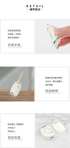 Чехол для ключей из ТПУ с 3/4 кнопками для <span class=keywords><strong>Honda</strong></span> Accord Fit, CR-V, Civic-защитный чехол с защитой от царапин - Product Image 6