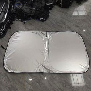Wholesale Custom Logo Foldable Front Windshield Polyester UV Bubble Car Sunshades - Product Image 4