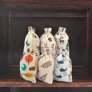 Medium Natural Cotton <b>Canvas</b> Eco-friendly Reusable Custom Printed Luxury Handled Bag - Product Image 3