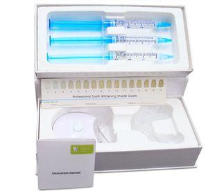 Nouvelle Technologie Formule Sans <span class=keywords><strong>Eau</strong></span> Double Blanchiment PVP et 6% Peroxyde d'Hydrogène Menthe Kit Gel Blanchisseur de Dents Double Effet LED - Product Image 3