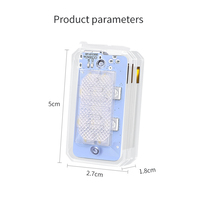 Lumière LED RGB pour moto, rechargeable, type C, télécommande, haute luminosité, éclairage de jour modifié pour l'extérieur de la moto