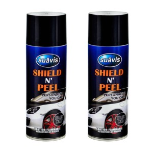 SUAVIS 400ML Shield N' Peel <span class=keywords><strong>Peinture</strong></span> en spray pelable, revêtement protecteur temporaire pour le detailing personnalisé des jantes et de la <span class=keywords><strong>carrosserie</strong></span> des voitures - Product Image 2