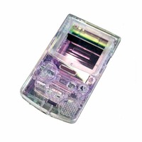 Boîtier de remplacement pour console portable GameBoy Color, en plastique filaire avec boutons et vis