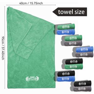Housse de tapis de gym en microfibre ultra-fine grande taille, durable, avec logo personnalisé, vente en gros pour centres de fitness - Product Image 3