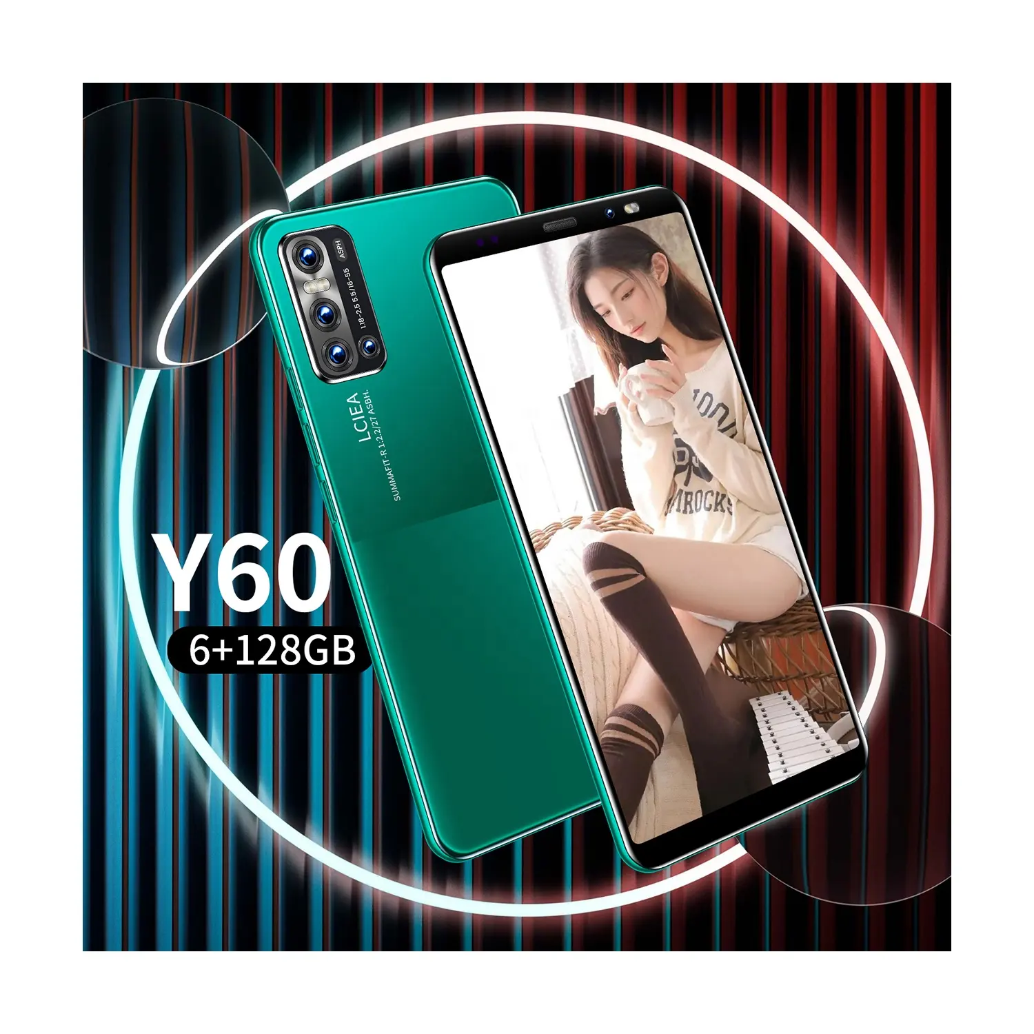 Vendita calda Y60 5.8 pollici grande schermo telefono 6GB 128GB RAM 10 core cellulare android telefono smartphone sbloccato