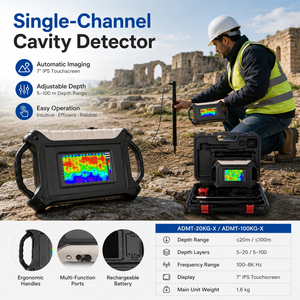 Detector de Huecos de Alta Precisión Xinsu - Prospección Arqueológica en Áreas y Cuevas, Generación Automática de Curvas ADMT-20KG-X, 1 Año de Garantía - Product Image 2