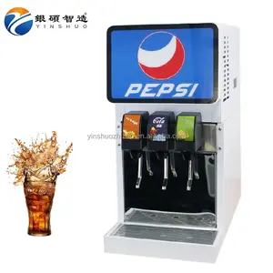 Dispensador de fonte de refrigerante, venda quente, máquina carbonizada de bebidas, pepsi, para uso comercial/casa/loja