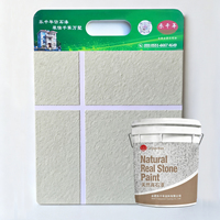 Revêtement mural extérieur personnalisé OEM ODM en peinture à base de pierre véritable, adaptatif au climat, pour la construction au Moyen-Orient, en Asie du Sud-Est et en Afrique