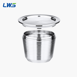 แคปซูลกาแฟเอสเปรสโซแบบนำกลับมาใช้ใหม่ได้ทำจากโลหะใหม่สำหรับ xiaomi/scishare Machine สำหรับ Nespresso icafilas - Product Image 6