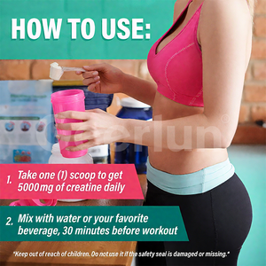 Precio de fábrica, suplemento de Fitness <span class=keywords><strong>para</strong></span> mujer, polvo de proteína <span class=keywords><strong>para</strong></span> esculpir glúteos, rendimiento de entrenamiento, polvo de Monohidrato de Creatina - Product Image 4