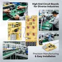 Kit de remplacement de carte PCB AM-Q3-SMT, résistant aux surtensions 2KV, 1800-2200W, carte principale et carte tactile pour cuisinière infrarouge