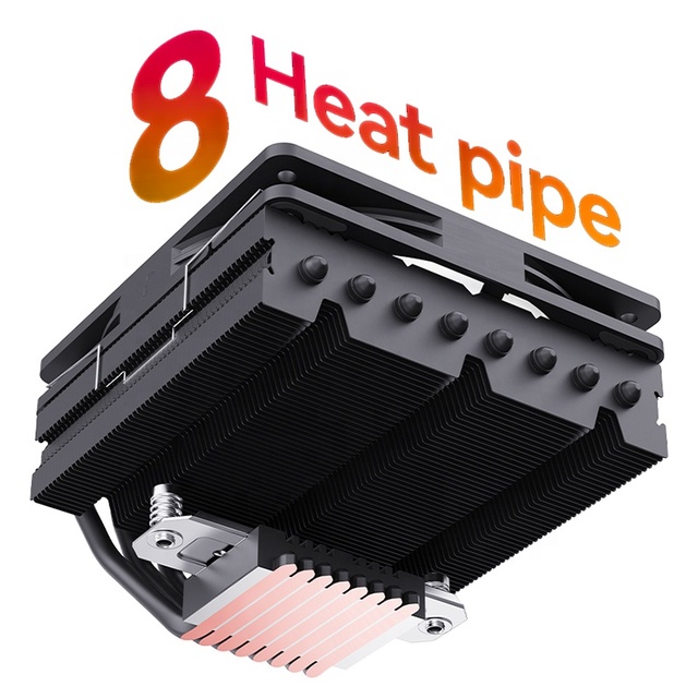 SNOWMAN ARGB 8 Heat Pipe Cpu Cooler 120mm Cpu Air Cooler 4Pin PWM CPU Fan Suitable for Intel AMD Xeon Processor Cooling Fan