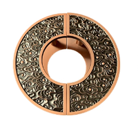 Manija de Puerta Semicircular de Estilo Chino para Puertas de Madera y Vidrio de Hoteles y Clubs con Logotipo Creativo Personalizado