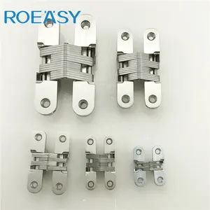 ROEASY High Quality Furniture Hinge Hydraulic Folding Die Casting Door Hinge Concealed Invisible Hinge for Door