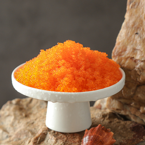 Tobiko de Pescado Volador Congelado de Perú, Sazonado, Certificado BRC, para <span class=keywords><strong>Sushi</strong></span> Bar, Bolsa a Granel de 500g, Venta al por Mayor Directa de Fábrica - Product Image 5