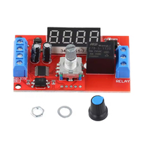 Module de relais temporisateur numérique LED, interrupteur à temporisation réglable DC5V/12V/24V, relais de temporisation à déclenchement retardé