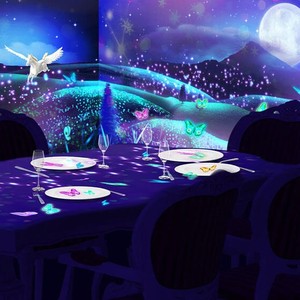 Kinh nghiệm nhập vai dự án Chiếu Sáng IP65 trong nhà 3D Holographic chiếu ánh sáng đắm đường hầm không gian chiếu sáng - Product Image 3